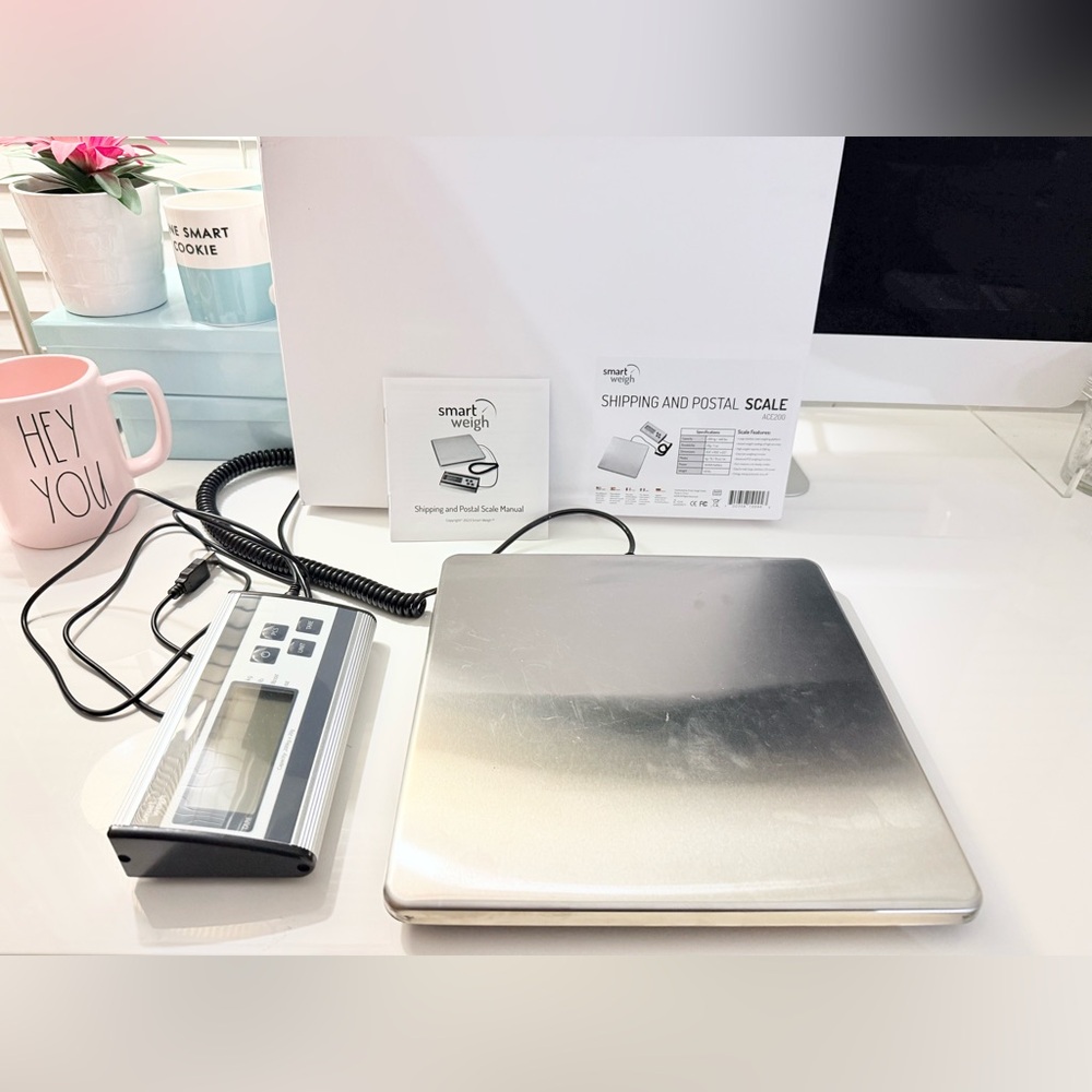 Smart Weigh Digital Heavy Duty Shipping and Postal Scale, 440lbs